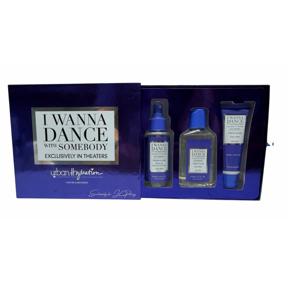 Urban Hydration 3 Pack Gift Set I Wanna Dance with Somebody Face Wash Lotion NEW